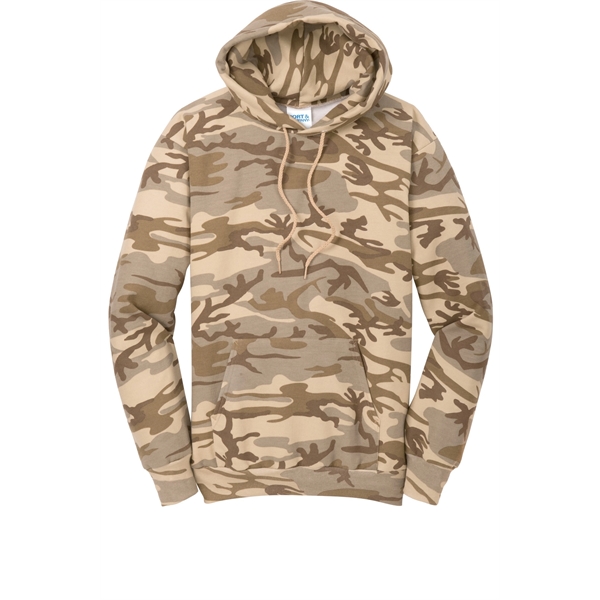 Port & Company Core Fleece Camo Pullover Hooded Sweatshirt.... from ASI 84863 SanMar