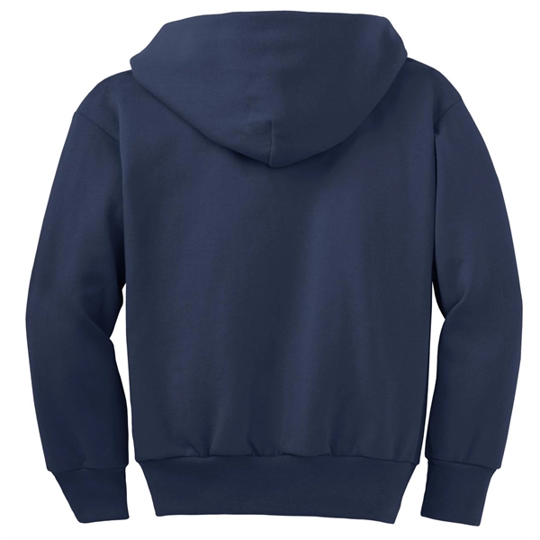 Port & Company - Youth Core Fleece Full-Zip Hooded Sweats...... from ASI 84863 SanMar