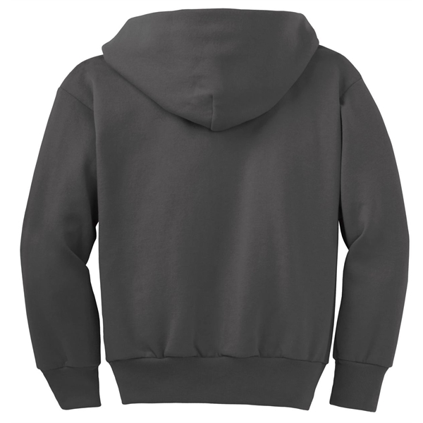 Port & Company - Youth Core Fleece Full-Zip Hooded Sweats...... from ASI 84863 SanMar