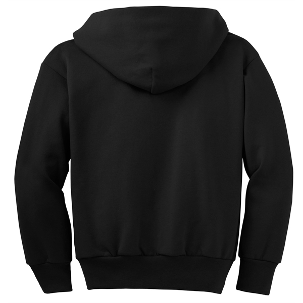 Port & Company - Youth Core Fleece Full-Zip Hooded Sweats...... from ASI 84863 SanMar
