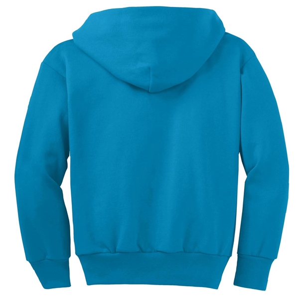 Port & Company - Youth Core Fleece Full-Zip Hooded Sweats...... from ASI 84863 SanMar