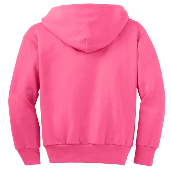 Port & Company - Youth Core Fleece Full-Zip Hooded Sweats...... from ASI 84863 SanMar