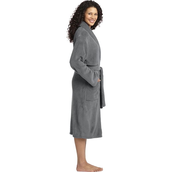 Port Authority Plush Microfleece Shawl Collar Robe.... from ASI 84863 SanMar