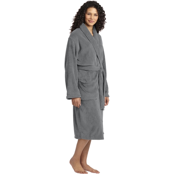 Port Authority Plush Microfleece Shawl Collar Robe.... from ASI 84863 SanMar