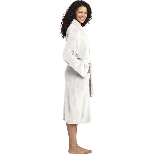 Port Authority Plush Microfleece Shawl Collar Robe.... from ASI 84863 SanMar