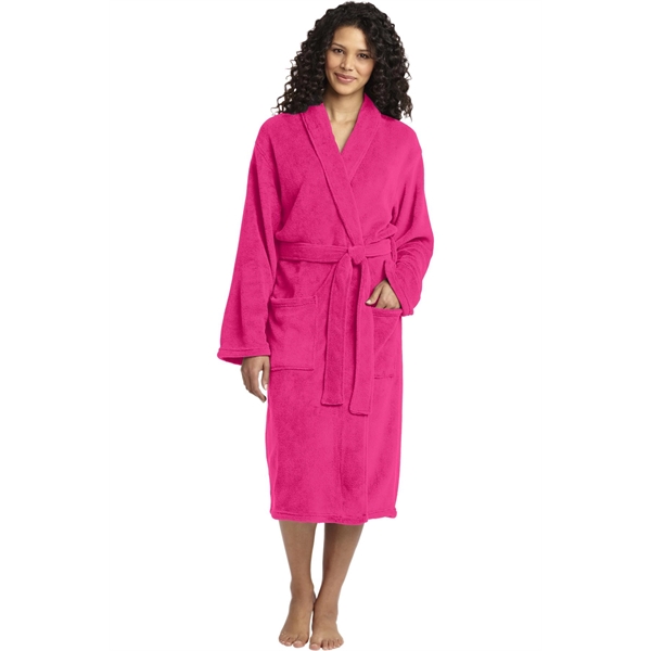 Port Authority Plush Microfleece Shawl Collar Robe.... from ASI 84863 SanMar