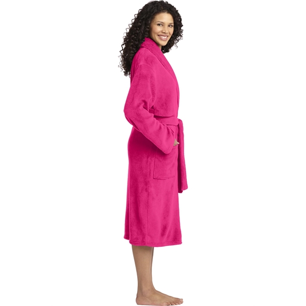Port Authority Plush Microfleece Shawl Collar Robe.... from ASI 84863 SanMar