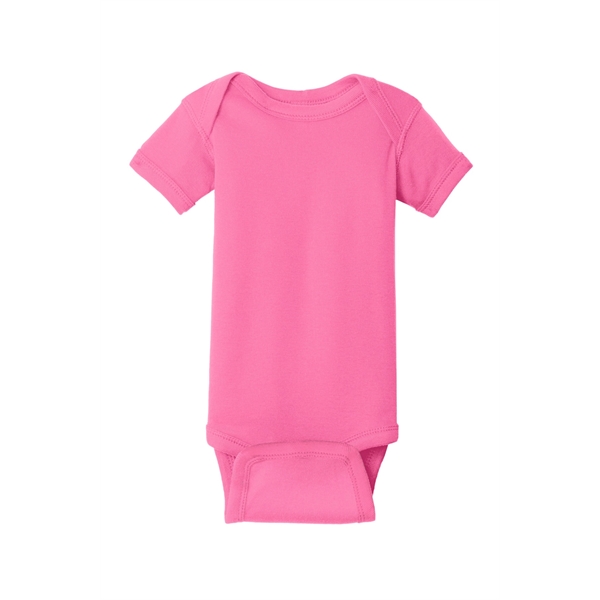 Rabbit Skins Infant Short Sleeve Baby Rib Bodysuit.... from ASI 84863 SanMar