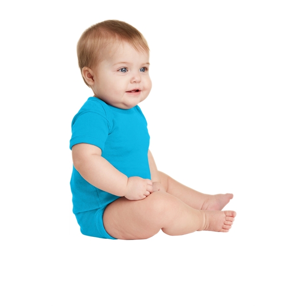 Rabbit Skins Infant Short Sleeve Baby Rib Bodysuit.... from ASI 84863 SanMar
