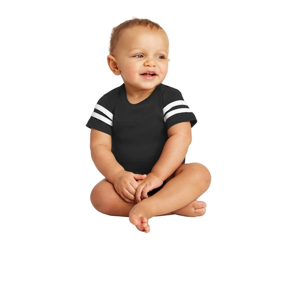 Rabbit Skins Infant Football Fine Jersey Bodysuit.... from ASI 84863 SanMar