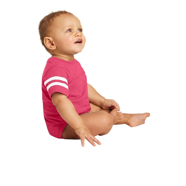 Rabbit Skins Infant Football Fine Jersey Bodysuit.... from ASI 84863 SanMar