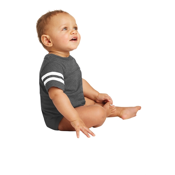 Rabbit Skins Infant Football Fine Jersey Bodysuit.... from ASI 84863 SanMar