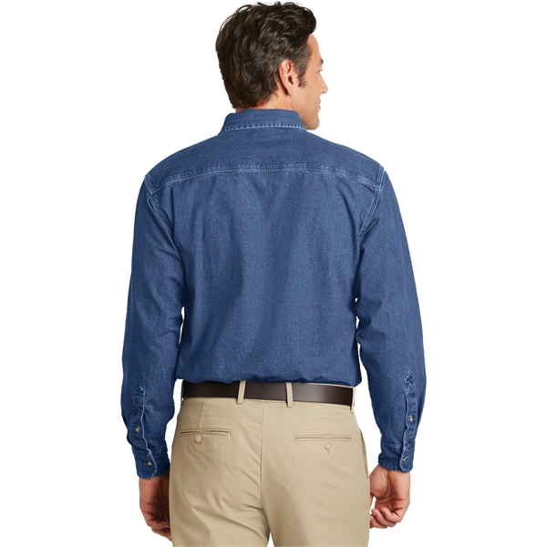 Port Authority Heavyweight Denim Shirt.... from ASI 84863 SanMar