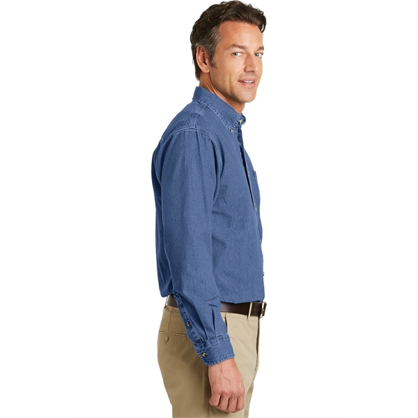Port Authority Heavyweight Denim Shirt.... from ASI 84863 SanMar