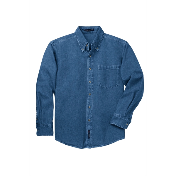 Port Authority Heavyweight Denim Shirt.... from ASI 84863 SanMar