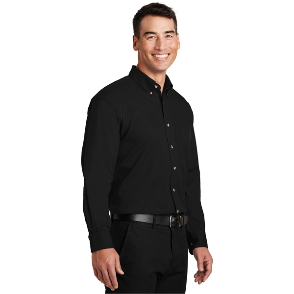 Port Authority Long Sleeve Twill Shirt.... from ASI 84863 SanMar