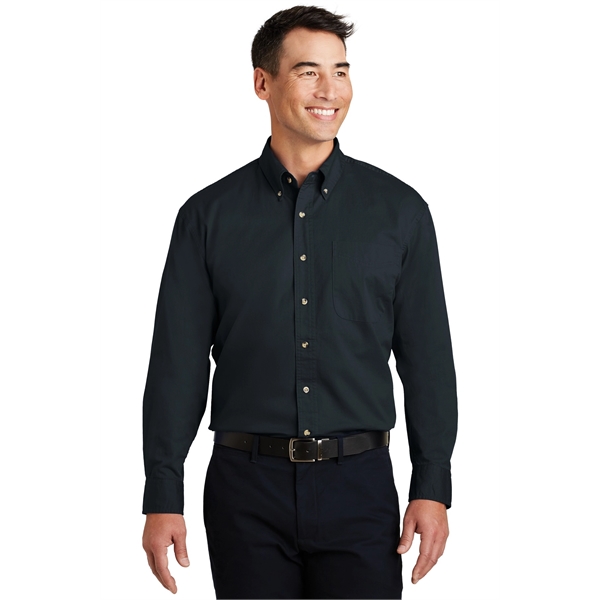 Port Authority Long Sleeve Twill Shirt.... from ASI 84863 SanMar