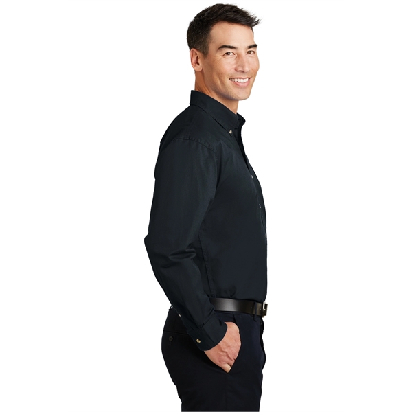 Port Authority Long Sleeve Twill Shirt.... from ASI 84863 SanMar