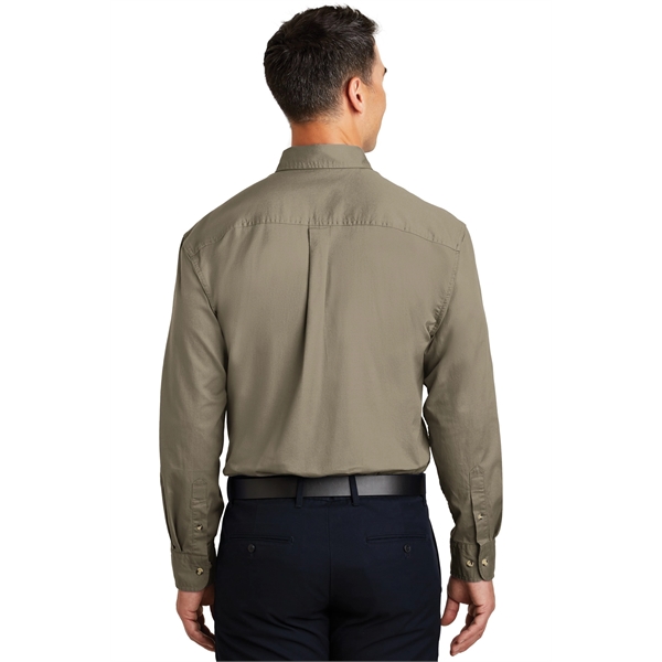 Port Authority Long Sleeve Twill Shirt.... from ASI 84863 SanMar