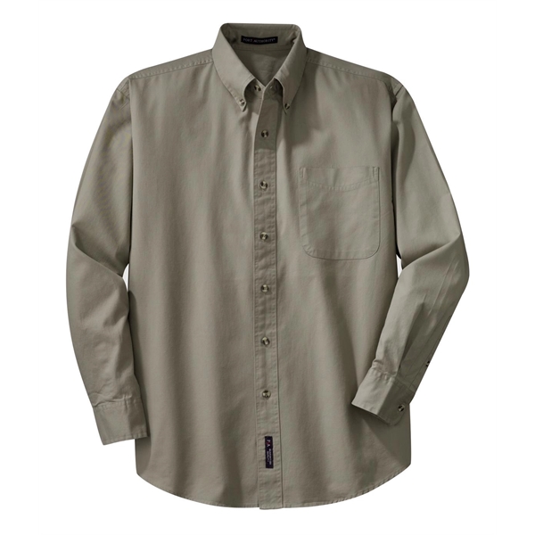 Port Authority Long Sleeve Twill Shirt.... from ASI 84863 SanMar