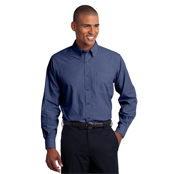 Port Authority Crosshatch Easy Care Shirt.... from ASI 84863 SanMar