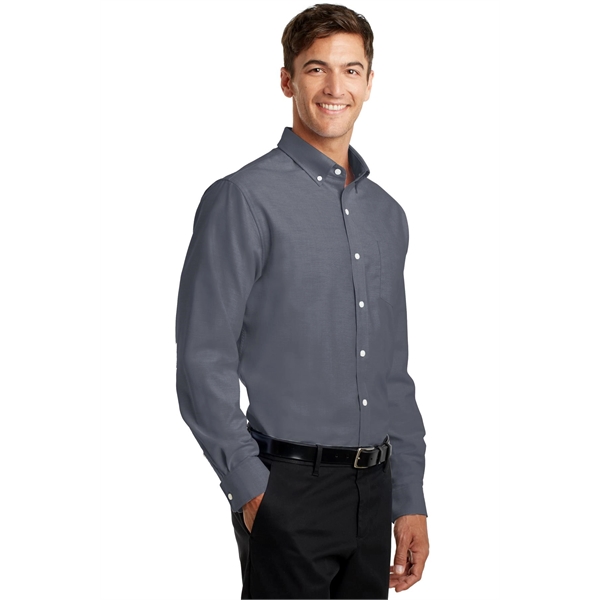 Port Authority SuperPro Oxford Shirt.... from ASI 84863 SanMar
