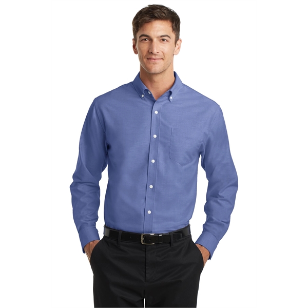 Port Authority SuperPro Oxford Shirt.... from ASI 84863 SanMar