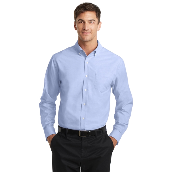 Port Authority SuperPro Oxford Shirt.... from ASI 84863 SanMar