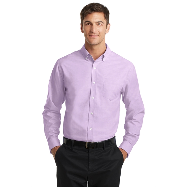 Port Authority SuperPro Oxford Shirt.... from ASI 84863 SanMar