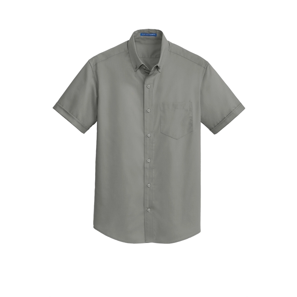 Port Authority Short Sleeve SuperPro Twill Shirt.... from ASI 84863 SanMar