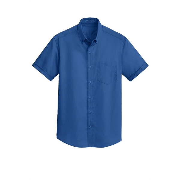 Port Authority Short Sleeve SuperPro Twill Shirt.... from ASI 84863 SanMar