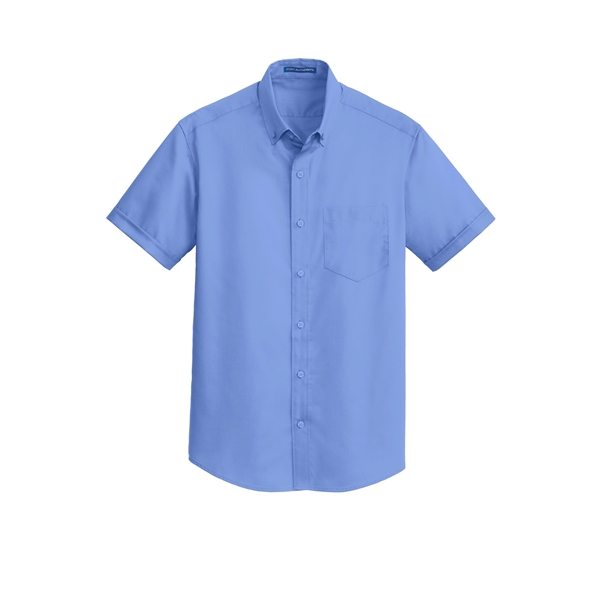 Port Authority Short Sleeve SuperPro Twill Shirt.... from ASI 84863 SanMar