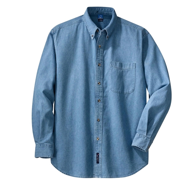 Port & Company - Long Sleeve Value Denim Shirt.... from ASI 84863 SanMar