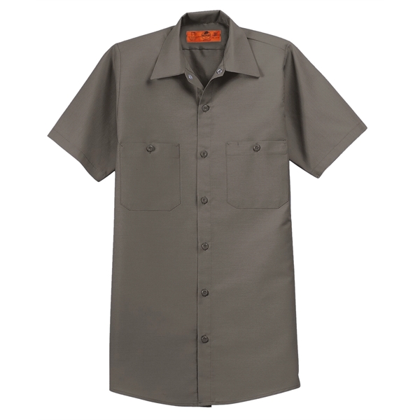 Red Kap Long Size, Short Sleeve Industrial Work Shirt.... from ASI 84863 SanMar