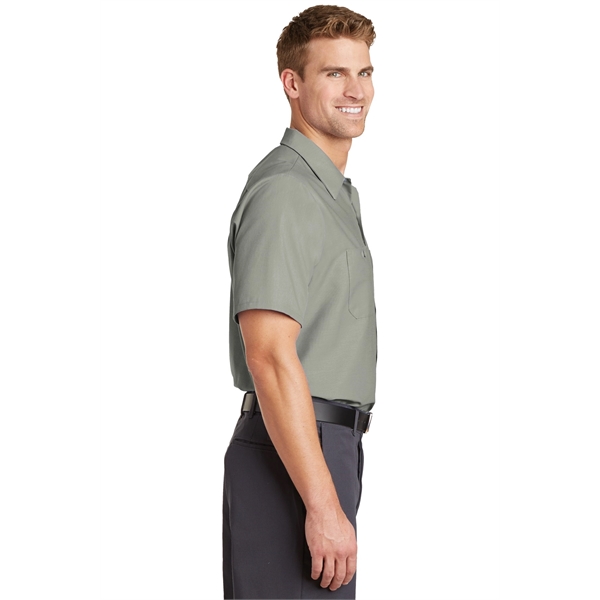 Red Kap Long Size, Short Sleeve Industrial Work Shirt.... from ASI 84863 SanMar