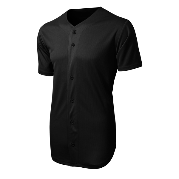 Sport-Tek PosiCharge Tough Mesh Full-Button Jersey.... from ASI 84863 SanMar
