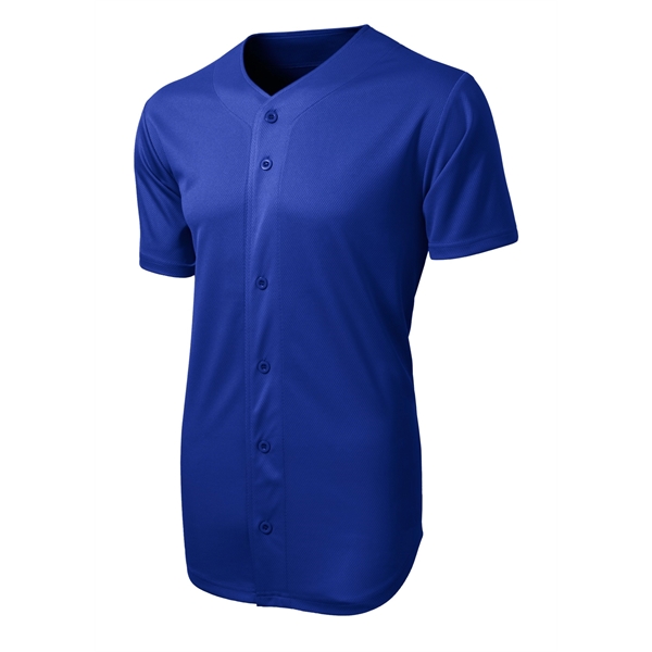 Sport-Tek PosiCharge Tough Mesh Full-Button Jersey.... from ASI 84863 SanMar