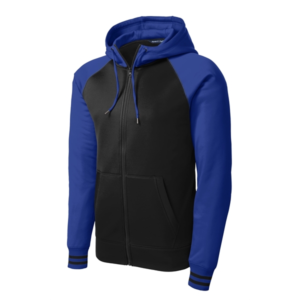 Sport-Tek Sport-Wick Varsity Fleece Full-Zip Hooded Jacket.... from ASI 84863 SanMar