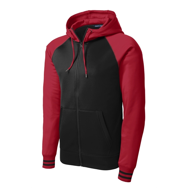 Sport-Tek Sport-Wick Varsity Fleece Full-Zip Hooded Jacket.... from ASI 84863 SanMar