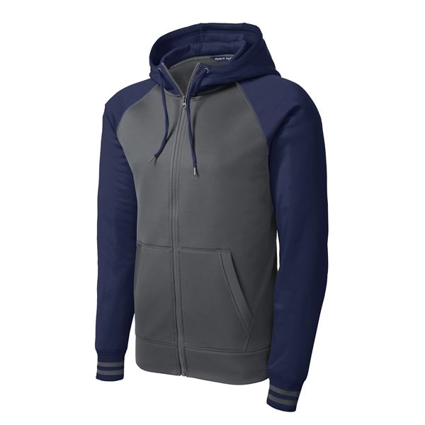 Sport-Tek Sport-Wick Varsity Fleece Full-Zip Hooded Jacket.... from ASI 84863 SanMar