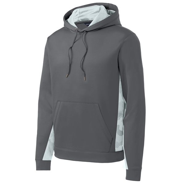 Sport-Tek Sport-Wick CamoHex Fleece Colorblock Hooded Pul...... from ASI 84863 SanMar