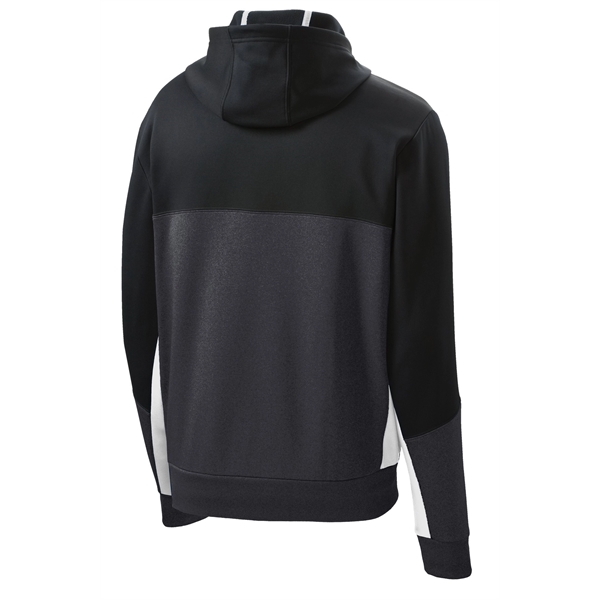 Sport-Tek Tech Fleece Colorblock Full-Zip Hooded Jacket.... from ASI 84863 SanMar