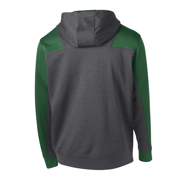 Sport-Tek Tech Fleece Colorblock 1/4-Zip Hooded Sweatshirt.... from ASI 84863 SanMar
