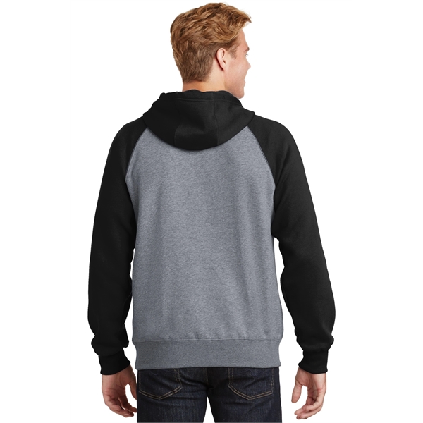Sport-Tek Raglan Colorblock Pullover Hooded Sweatshirt.... from ASI 84863 SanMar