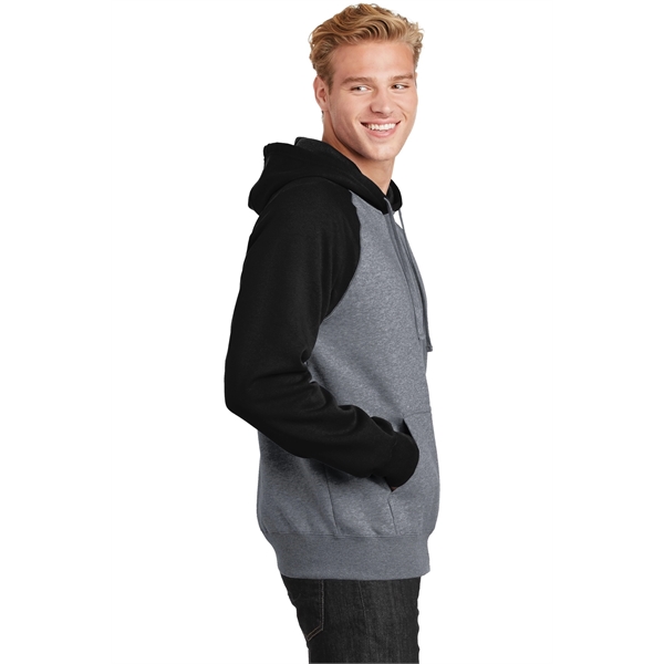 Sport-Tek Raglan Colorblock Pullover Hooded Sweatshirt.... from ASI 84863 SanMar