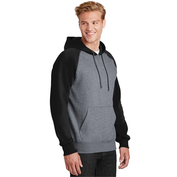 Sport-Tek Raglan Colorblock Pullover Hooded Sweatshirt.... from ASI 84863 SanMar