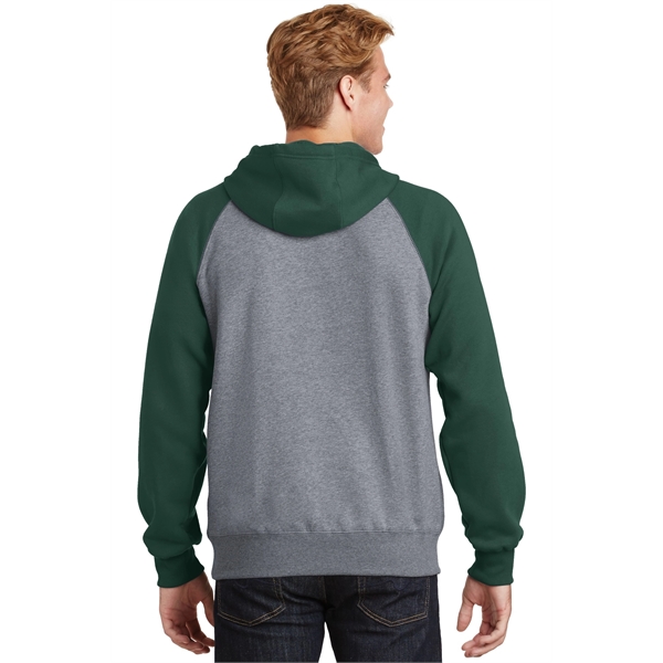 Sport-Tek Raglan Colorblock Pullover Hooded Sweatshirt.... from ASI 84863 SanMar