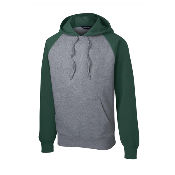 Sport-Tek Raglan Colorblock Pullover Hooded Sweatshirt.... from ASI 84863 SanMar