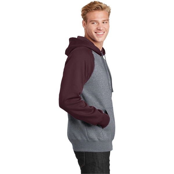 Sport-Tek Raglan Colorblock Pullover Hooded Sweatshirt.... from ASI 84863 SanMar