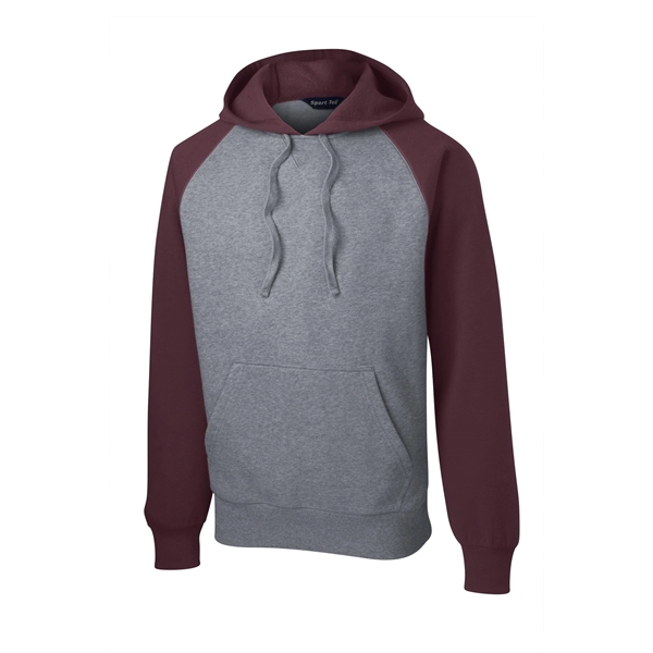 Sport-Tek Raglan Colorblock Pullover Hooded Sweatshirt.... from ASI 84863 SanMar